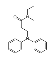 N,N-diethyl-3-(N-phenylanilino)propanamide Structure