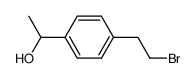 4-(1-hydroxyethyl)phenethyl bromide Structure