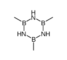 Borazine, 2,4,6-trimethyl- structure