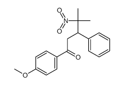 1-(4-methoxyphenyl)-4-methyl-4-nitro-3-phenylpentan-1-one Structure