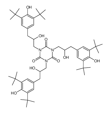 tris-[2-hydroxy-3-(3,5-di-tert.-butyl-4-hydroxyphenyl)-propyl]-isocyanurate Structure