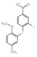 2-chloro-1-(2-methoxy-5-methyl-phenyl)sulfanyl-4-nitro-benzene picture