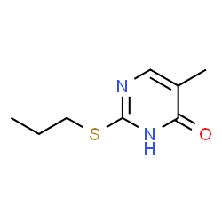 5-Methyl-2-(propylthio)pyrimidin-4(1H)-one structure