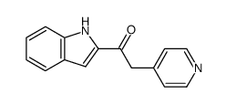 1-(1H-indol-2-yl)-2-(pyridin-4-yl)ethan-1-one结构式