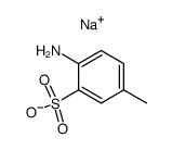 sodium 5-methyl-2-aminobenzenesulfonate结构式