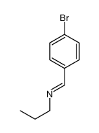 1-(4-bromophenyl)-N-propylmethanimine Structure
