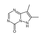 7,8-dimethyl-6H-pyrazolo[1,5-a][1,3,5]triazin-4-one Structure