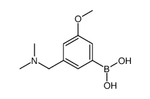 [3-[(dimethylamino)methyl]-5-methoxyphenyl]boronic acid Structure