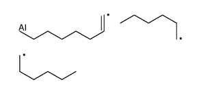 (Z)-Dihexyloct-1-enylaluminium Structure