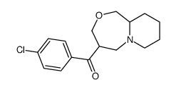 (4-chloro-phenyl)-(octahydro-pyrido[2,1-c][1,4]oxazepin-4-yl)-methanone结构式