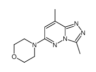 4-(3,8-dimethyl-[1,2,4]triazolo[4,3-b]pyridazin-6-yl)morpholine Structure