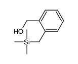 2-[(Trimethylsilyl)methyl]benzenemethanol structure