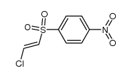 p-nitrophenyl trans-β-chlorovinyl sulfone Structure