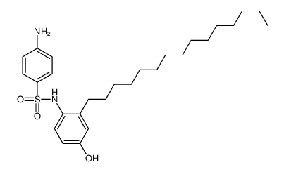 4-amino-N-(4-hydroxy-2-pentadecylphenyl)benzenesulfonamide结构式