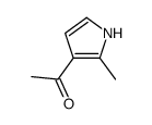 1-(2-甲基-1H-吡咯-3-基)乙酮结构式