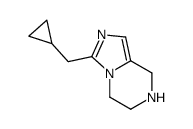Imidazo[1,5-a]pyrazine, 3-(cyclopropylmethyl)-5,6,7,8-tetrahydro- (9CI) Structure