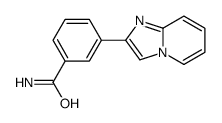 3-imidazo[1,2-a]pyridin-2-ylbenzamide结构式