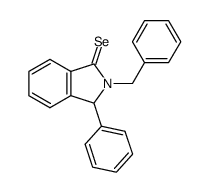 2-benzyl-3-phenyl-2,3-dihydro-isoindole-1-selone结构式