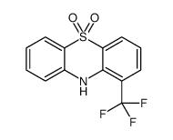 1-(trifluoromethyl)-10H-phenothiazine 5,5-dioxide Structure