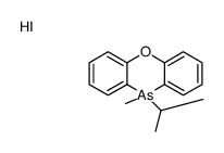 10-methyl-10-propan-2-ylphenoxarsinin-5-ium,iodide结构式