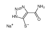 4-carbamoyl-1,2,3-triazole-5-thiol sodium salt结构式