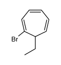 1-bromo-7-ethylcyclohepta-1,3,5-triene结构式