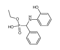[(2-Hydroxy-phenylamino)-phenyl-methyl]-phosphonic acid monoethyl ester Structure