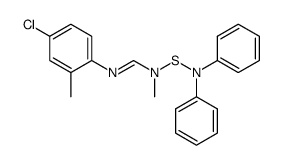 N-methyl-N-[(diphenylamino)thio] -N'(2-methyl-4-chlorophenyl)formamidine Structure