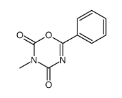 3-methyl-6-phenyl-1,3,5-oxadiazine-2,4-dione结构式