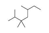 2,3,3,5-tetramethylheptane Structure