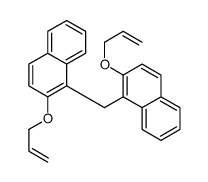 2-prop-2-enoxy-1-[(2-prop-2-enoxynaphthalen-1-yl)methyl]naphthalene Structure
