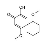 2-hydroxy-5,11-dimethoxyspiro[5.5]undeca-1,4,9-trien-3-one结构式