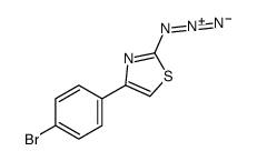 2-azido-4-(4-bromophenyl)-1,3-thiazole结构式