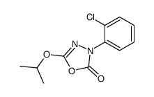 3-(2-chlorophenyl)-5-propan-2-yloxy-1,3,4-oxadiazol-2-one Structure