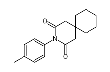 3-(4-methylphenyl)-3-azaspiro[5.5]undecane-2,4-dione结构式