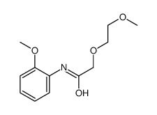 2-(2-methoxyethoxy)-N-(2-methoxyphenyl)acetamide结构式