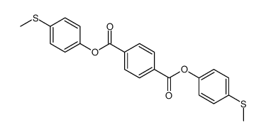 bis(4-methylsulfanylphenyl) benzene-1,4-dicarboxylate结构式