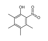 2,3,4,5-tetramethyl-6-nitrophenol Structure
