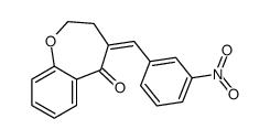 4-[(3-nitrophenyl)methylidene]-2,3-dihydro-1-benzoxepin-5-one Structure