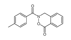 3-(4-methylbenzoyl)-4H-2,3-benzoxazin-1-one Structure