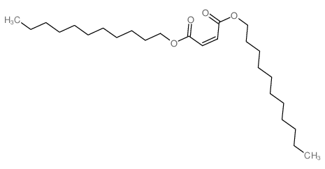 Maleic acid, diundecyl ester(8CI)结构式