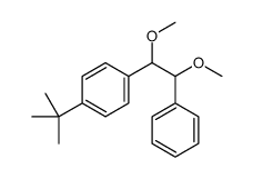 1-tert-butyl-4-(1,2-dimethoxy-2-phenylethyl)benzene Structure