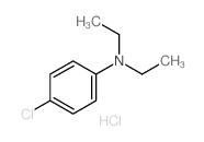 Benzenamine,4-chloro-N,N-diethyl-, hydrochloride (1:1)结构式