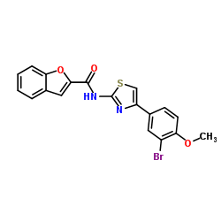 N-[4-(3-Bromo-4-methoxyphenyl)-1,3-thiazol-2-yl]-1-benzofuran-2-carboxamide Structure