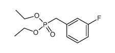 diethyl 3-fluorobenzylphosphonate structure