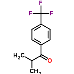 2-Methyl-1-[4-(trifluoromethyl)phenyl]-1-propanone Structure