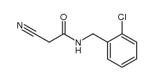 N-(2-Chloro-benzyl)-2-cyano-acetamide结构式