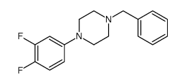 1-benzyl-4-(3,4-difluorophenyl)piperazine Structure