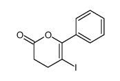 5-iodo-6-phenyl-3,4-dihydropyran-2-one Structure