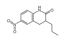 3-propyl-6-nitro-3,4-dihydro-2(1H)-quinolinone结构式